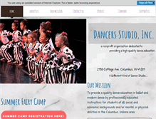 Tablet Screenshot of dancers-studio.org
